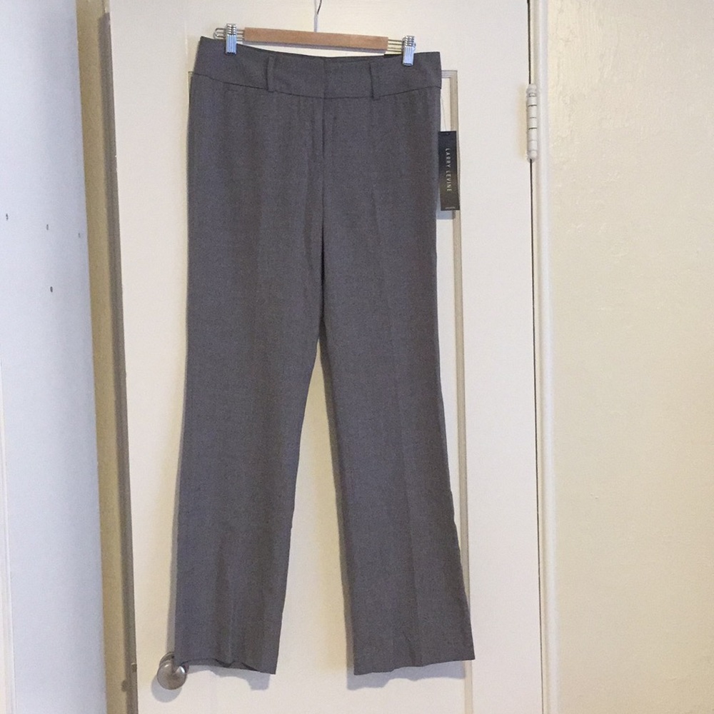 Larry Levine Grey Dress Pants